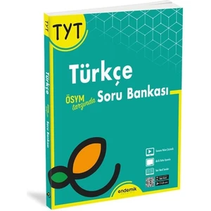 Endemik Yayınları Endemik TYT Türkçe Soru Bankası - Endemik TYT Soru Bankası