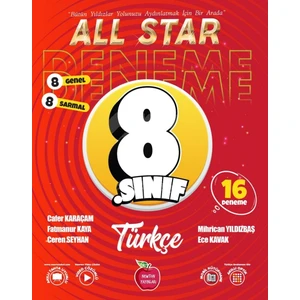 Newton Yayınları 8. Sınıf LGS Yeni All Star Türkçe 16 Deneme - Güncel