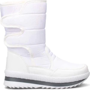 815 Beyaz Çırtlı Kız Çocuk Kar Botu