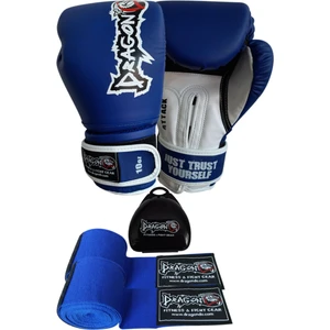 Attack Boks Eldiveni Kick Boks Muay Thai Boks Eldiveni Bandaj ve Dişlik 3'lü Set
