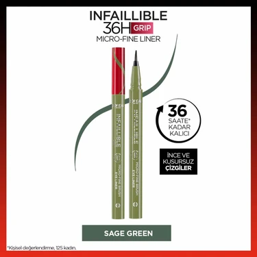 L'oréal Paris Infaillible 36H Grip Micro Fine Eyeliner 05 Sage