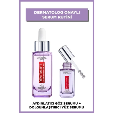 L'Oréal Paris Revitalift Filler %1.5 Saf Hyaluronik Asit Kırışıklık Karşıtı Serum- 30