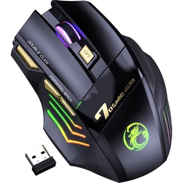  Valkyrie Imice Gw-X7 7 Tuşlu Sessiz 2.4g Wireless Bluetoothlu Şarj Edilebilir Kablosuz Gaming