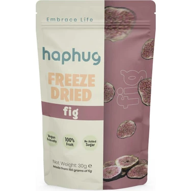 HapHug Freeze Dried (Dondurularak Kurutulmuş) İncir - Freeze Dry Meyve Kurusu