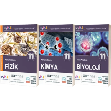 Bry Birey Eğitim Yayınları 11. Sınıf Fizik Kimya Biyoloji Konu Anlatımı Fen Bilimleri