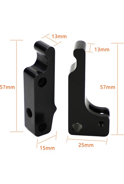 Beloving 2 Adet 3D Yazıcı Parçaları Steper Motor Montaj Rafı Ender-3 Serisi Için (Yurt Dışından)