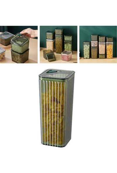 Acelit Food Storage Canister Jar Kiler Organizatör Kutusu Dark.8l (Yurt Dışından)