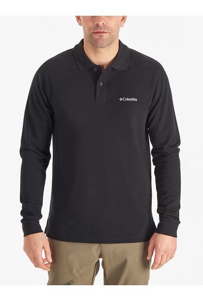 Columbia M Cascade Range Solid Uzun Kollu Erkek Polo T-shirt