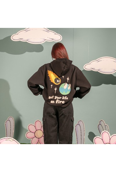 Mugo Set Your Life On Fire Hoodie