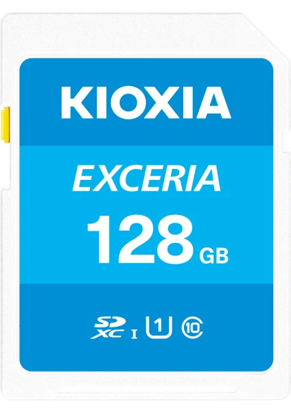 KIOXIA 128GB EXCERIA SDXC UHS-1 Class10 100MB/sn SD Hafıza Kartı (LNEX1L128GG4)