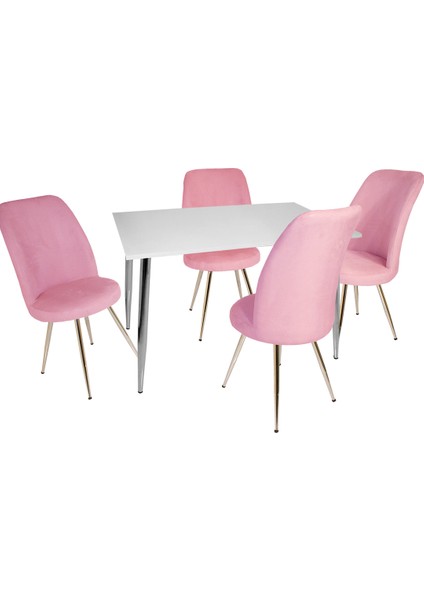 Manolya - Saray Mutfak Masa Takımı - Pembe