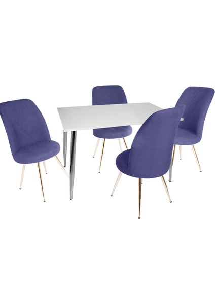 Manolya - Saray Mutfak Masa Takımı - Lacivert