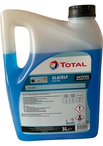 Glacelf Eco Bs Mavi Antifriz 3 Lt