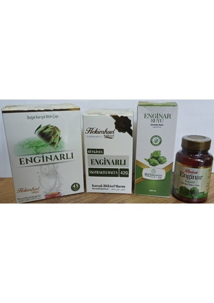 Enginar Kapsül - Enginar Suyu - Enginar Macunu - Enginar Çayı