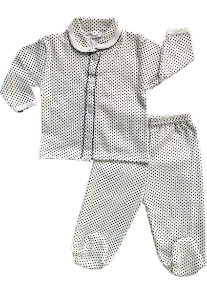 Sevimli Patikli Pijama 2'li Takım