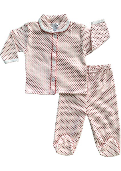Sevimli Patikli Pijama 2'li Takım