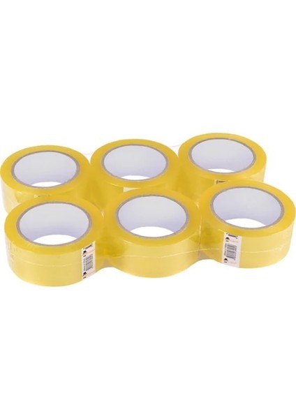 6 Adet, Akrilik Koli Bandı, 45MMX100M, Kopmayan Koli Bandı, Güçlü Koli Bandı