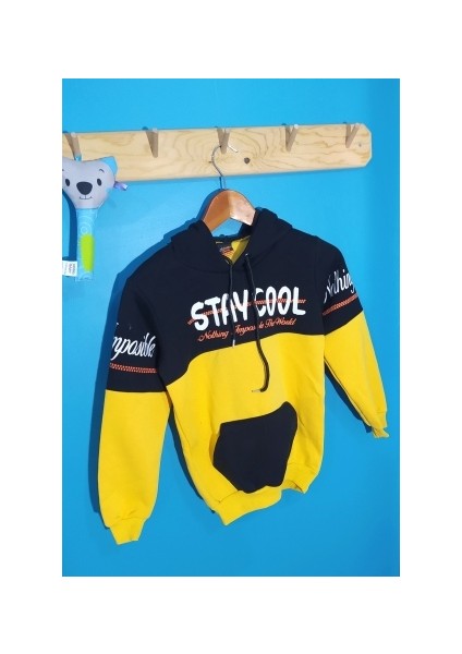 Kışlık Üç Iplik Şardonlu Erkek Çocuğu Sweatshirt