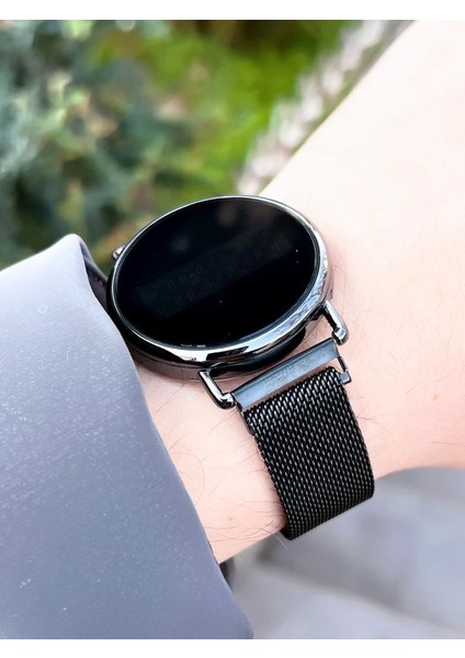 Ns.spc.04 Metal&hasır Mıknatıs Kordon Özel Seri Dokunmatik Unisex Kol Saati fiyatları