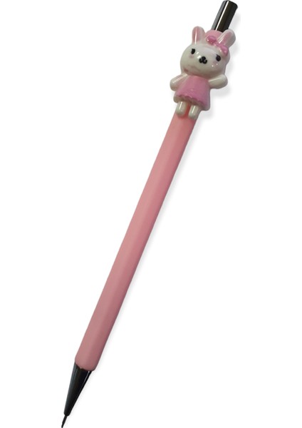 Sevimli Tavşan Maskotlu Versatil Kalem 0.7mm