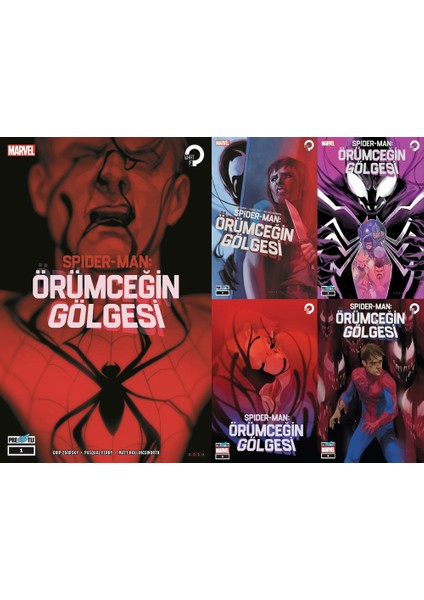 Spider-Man: Örümceğin Gölgesi - Ana Kapak - 1-5 Set