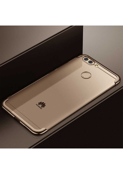 Koralstore Huawei P Smart Kılıf Zore Dört Köşeli Lazer Silikon Kapak