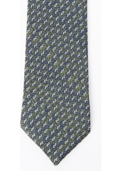 ALTINYILDIZ CLASSICS Erkek Yeşil Desenli Kravat