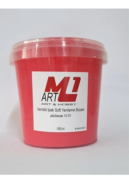 M1 Art Vernikli Ipek Soft Yenime Boyası 1000.ML-MOBILYA,FAYAS,MERMER,SERAMIK,CAM,BEYAZ Eşya Tüm Yüzeyler