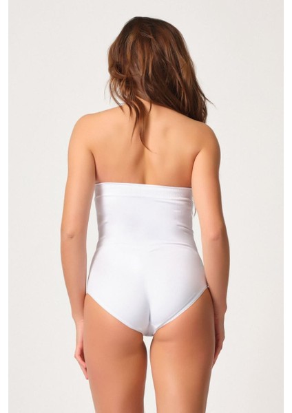 Emay Önden Agraflı Slip Korse 2088 Beyaz