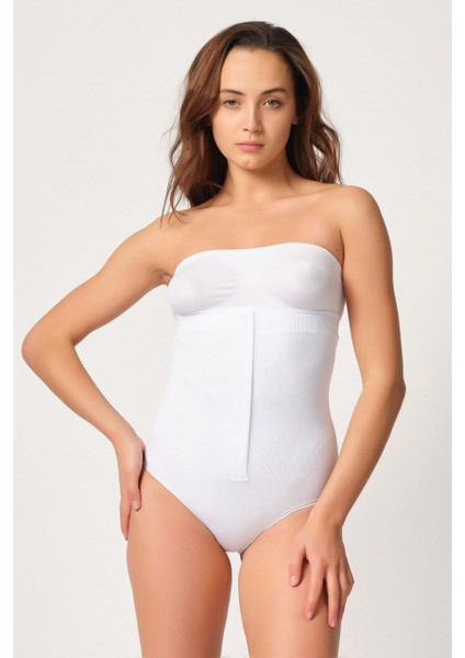 Emay Önden Agraflı Slip Korse 2088 Beyaz fiyatları