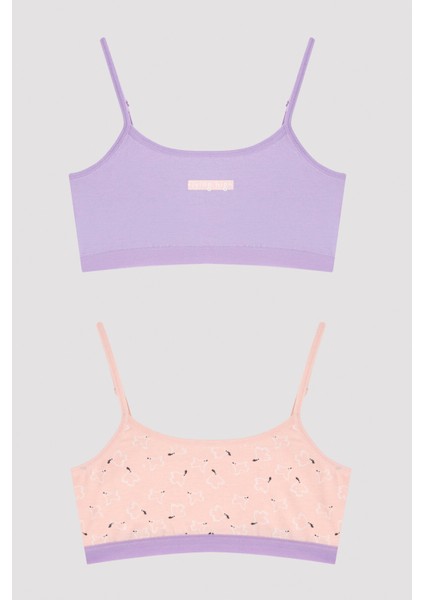 Kız Çocuk Flying 2li Crop Üst