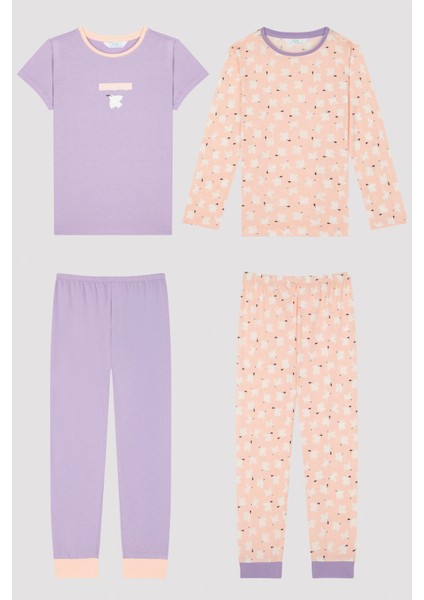 Kız Çocuk Flying 2li Pijama Takımı