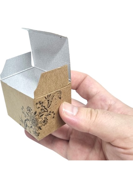 Kraft Mini Hediye Kutusu 5,5X4X4 cm