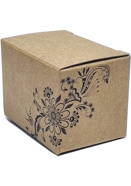 Kraft Mini Hediye Kutusu 5,5X4X4 cm