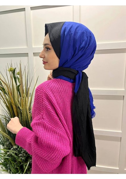 Çift Renk Bambu Kraş Şal 006693
