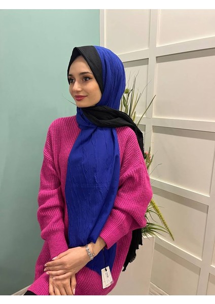 Çift Renk Bambu Kraş Şal 006693