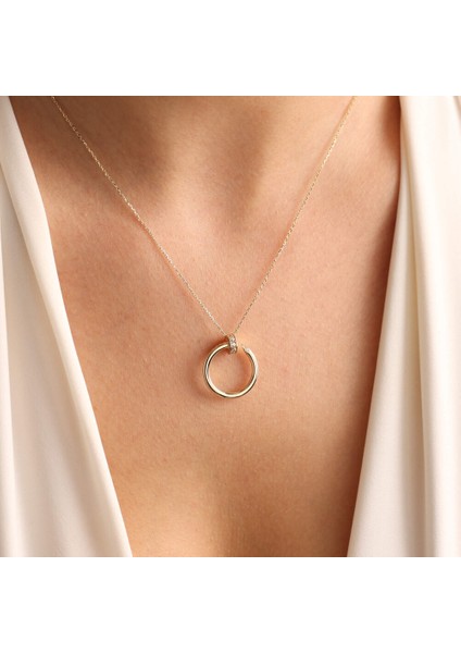 14 Ayar Altın Çivi Kolye Yeni fiyatları