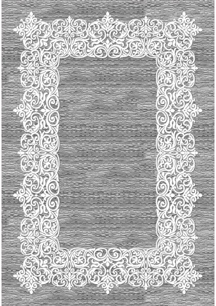Dijital Baskı Yıkanabilir Kaymaz Taban Salon Halısı RVG0580-SD607