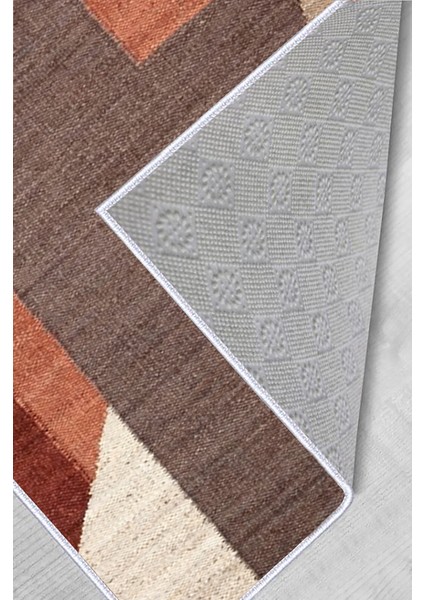 Dijital Baskı Yıkanabilir Kaymaz Taban Salon Halısı RVG0585