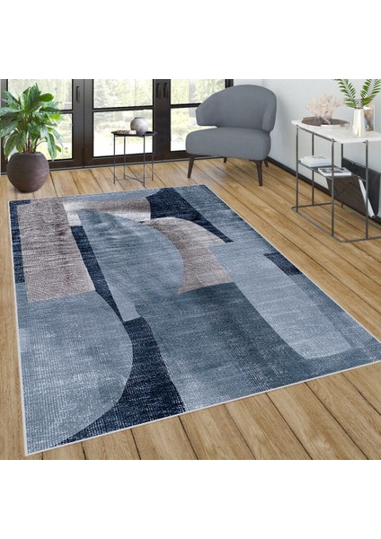 Dijital Baskı Yıkanabilir Kaymaz Taban Salon Halısı RVG0592