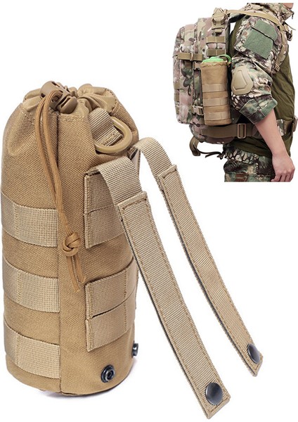 Açık Dağ Tırmanışı Molle Su Şişesi Çantası (Yurt Dışından)
