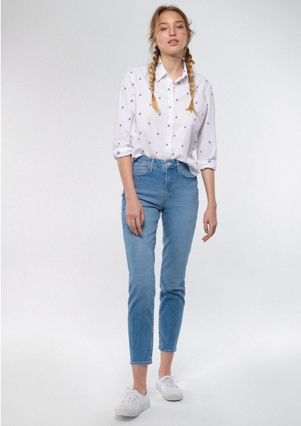 Kadın Cindy Gölgeli 90S Jean Pantolon 100277-82132 fiyatları