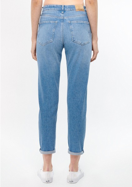 Kadın Cindy Gölgeli 90S Jean Pantolon 100277-82132 indirimleri