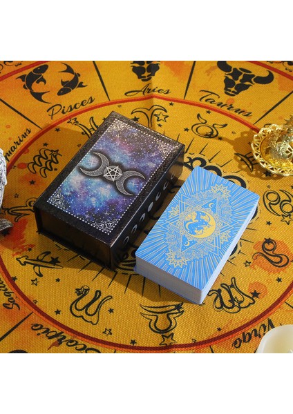 Altın Varak Tarot Pvc Su Geçirmez Tarot Renkli Baskı Tarot Plastik Tarot (Yurt Dışından)