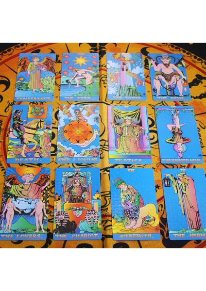 Altın Varak Tarot Pvc Su Geçirmez Tarot Renkli Baskı Tarot Plastik Tarot (Yurt Dışından) fırsatları