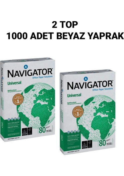 Navigatör A4 Fotokopi Kağıdı 1.000 Adet Beyaz Yaprak