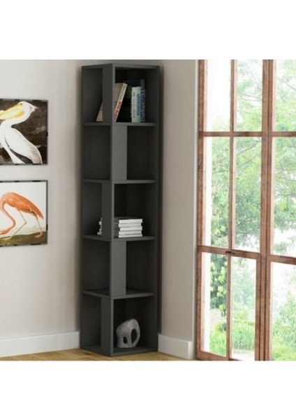 Black Corner Kitaplık