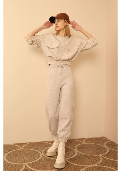 Çift Cepli Oversize Kadın Sweatshirt fiyatları