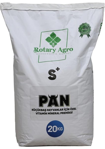 Pan S Plus Küçükbaşlar Için Vitamin Mineral Desteği Pelet 20 kg