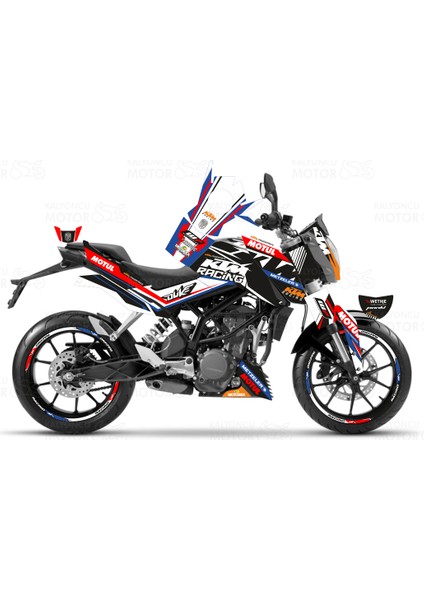 KTM Duke 250 Racing Design Sticker Set (2011-2016)